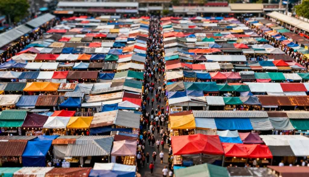 Chatuchak Weekend Market Surga Belanja Terbesar di Bangkok