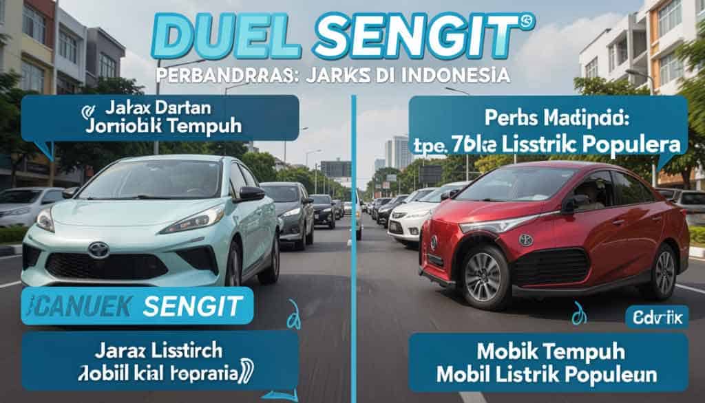 Pertarungan Jarak Jauh: Siapa Raja Jarak Tempuh Mobil Listrik Populer di Indonesia