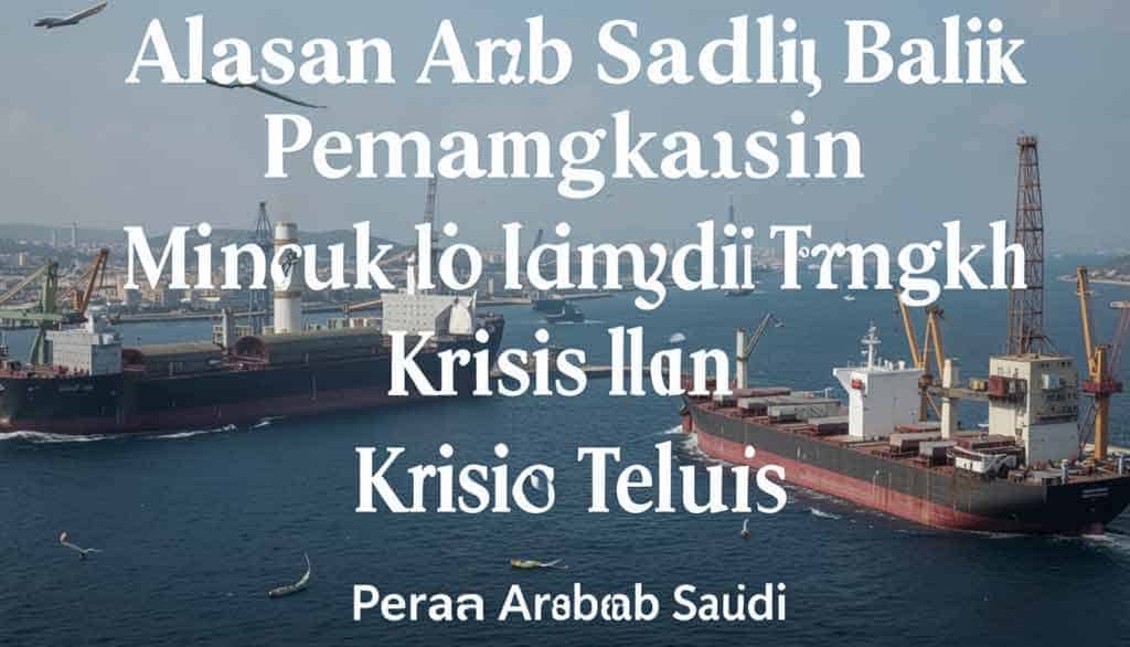 Strategi Penyeimbang Global: Mengapa Arab Saudi Memangkas Produksi Minyak di Tengah Krisis Teluk?